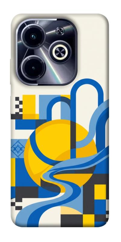 Чохол itsPrint Abstract mood для Infinix Hot 40i, love ukraine, купити оптом з доставкою