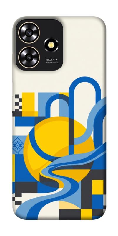Чохол itsPrint Abstract mood для ZTE Blade A73 4G, love ukraine, купити оптом з доставкою