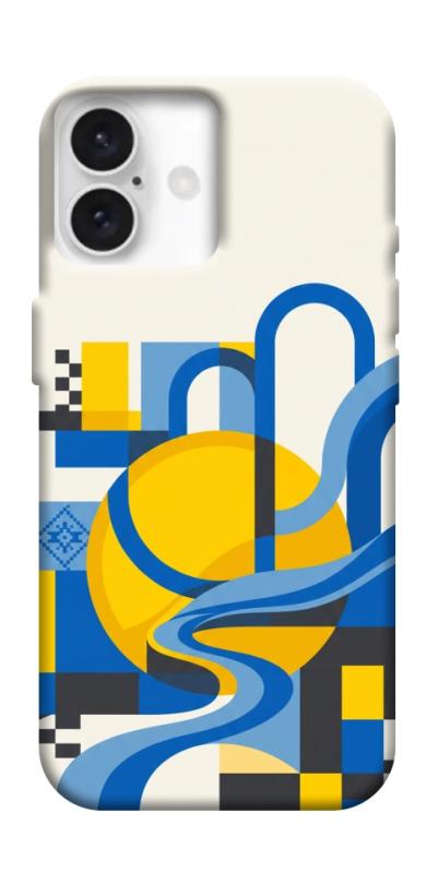 Чохол itsPrint Abstract mood для Apple iPhone 16 (6.1"), love ukraine, купити оптом з доставкою