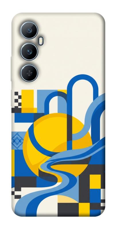 Чохол itsPrint Abstract mood для Realme C65 4G, love ukraine, купити оптом з доставкою