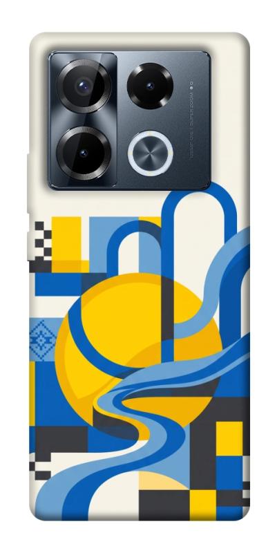 Чохол itsPrint Abstract mood для Infinix Note 40 Pro 4G, love ukraine, купити оптом з доставкою