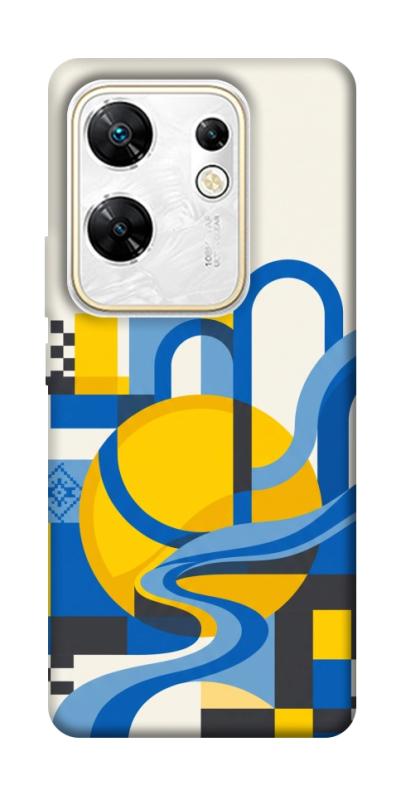 Чохол itsPrint Abstract mood для Infinix Zero 30 4G, love ukraine, купити оптом з доставкою