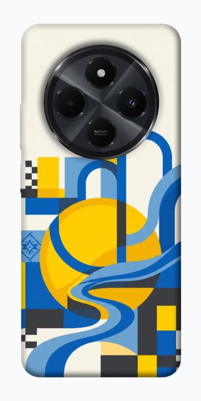 Чохол itsPrint Abstract mood для Xiaomi Redmi 14C / Poco C75, love ukraine, купити оптом з доставкою
