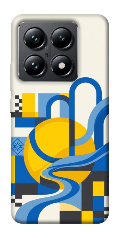 Чохол itsPrint Abstract mood для Xiaomi 14T Pro, love ukraine, купити оптом з доставкою