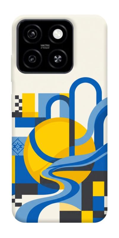 Чохол itsPrint Abstract mood для ZTE Blade A55 4G, love ukraine, купити оптом з доставкою