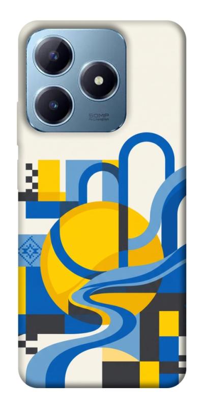 Чохол itsPrint Abstract mood для Realme C63 4G, love ukraine, купити оптом з доставкою