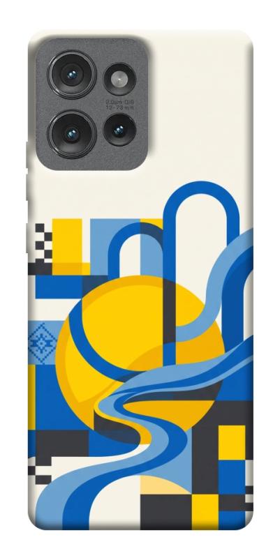 Чохол itsPrint Abstract mood для Motorola Edge 50, love ukraine, купити оптом з доставкою