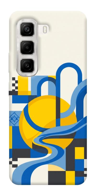 Чохол itsPrint Abstract mood для Infinix Hot 50 4G, love ukraine, купити оптом з доставкою