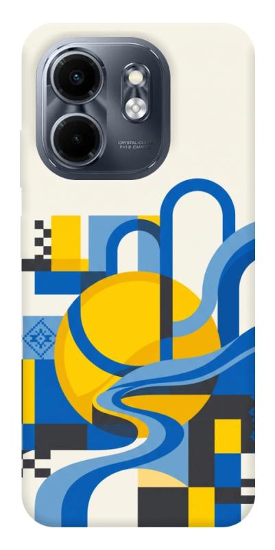 Чохол itsPrint Abstract mood для Infinix Smart 9 4G / Hot 50i, love ukraine, купити оптом з доставкою