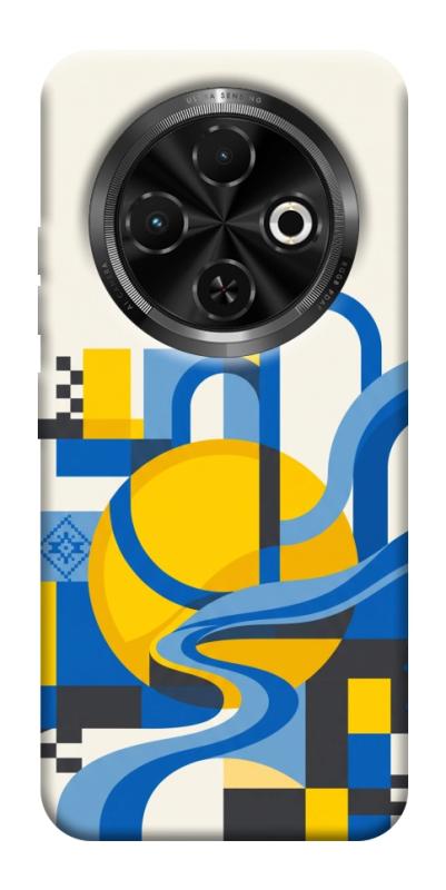 Чохол itsPrint Abstract mood для TECNO Spark 30C, love ukraine, купити оптом з доставкою
