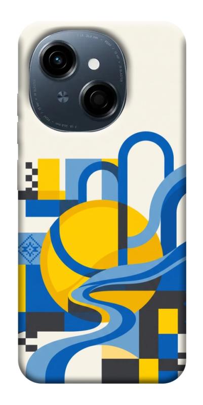 Чохол itsPrint Abstract mood для TECNO Spark Go 1, love ukraine, купити оптом з доставкою