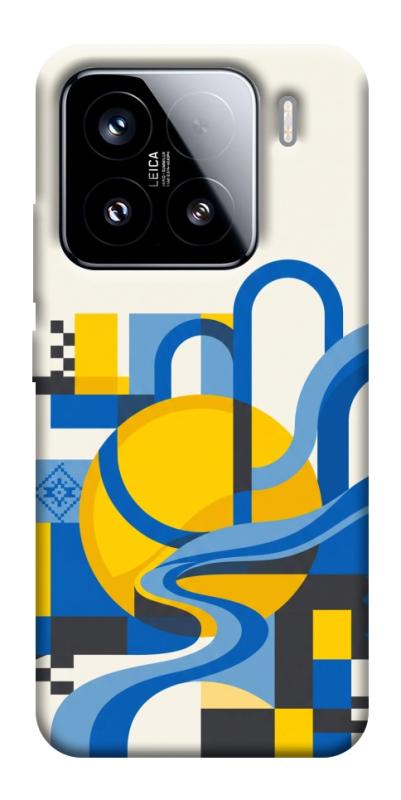 Чохол itsPrint Abstract mood для Xiaomi 15, love ukraine, купити оптом з доставкою