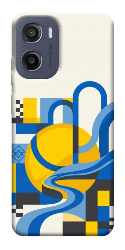 Чохол itsPrint Abstract mood для Motorola Moto G05, love ukraine, купити оптом з доставкою