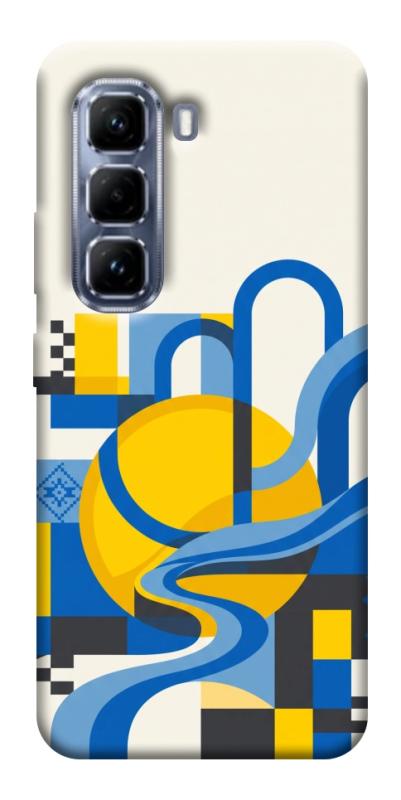 Чохол itsPrint Abstract mood для Infinix Hot 50 Pro, love ukraine, купити оптом з доставкою