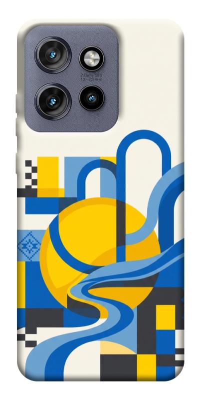 Чохол itsPrint Abstract mood для Motorola Edge 50 Neo, love ukraine, купити оптом з доставкою