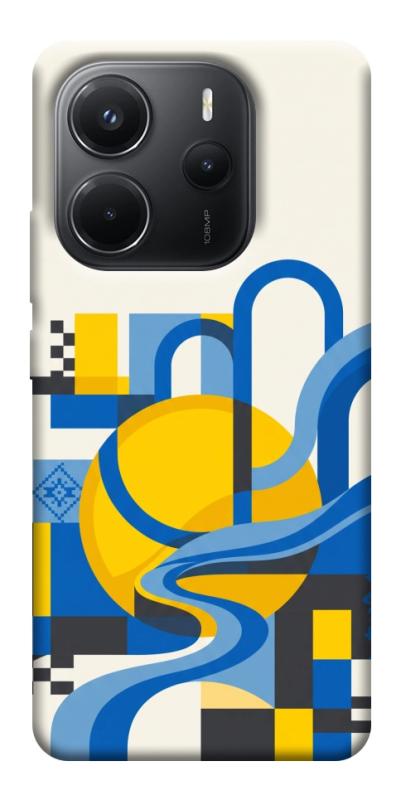 Чохол itsPrint Abstract mood для Xiaomi Redmi Note 14 4G (Europe version), love ukraine, купити оптом з доставкою