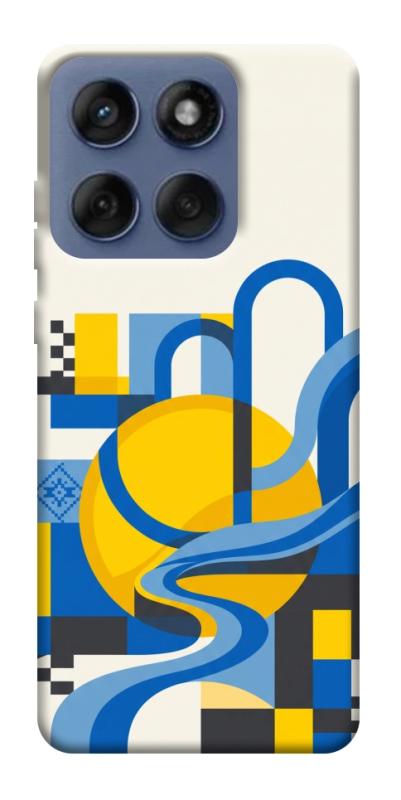 Чохол itsPrint Abstract mood для Motorola Edge 60 Fusion, love ukraine, купити оптом з доставкою