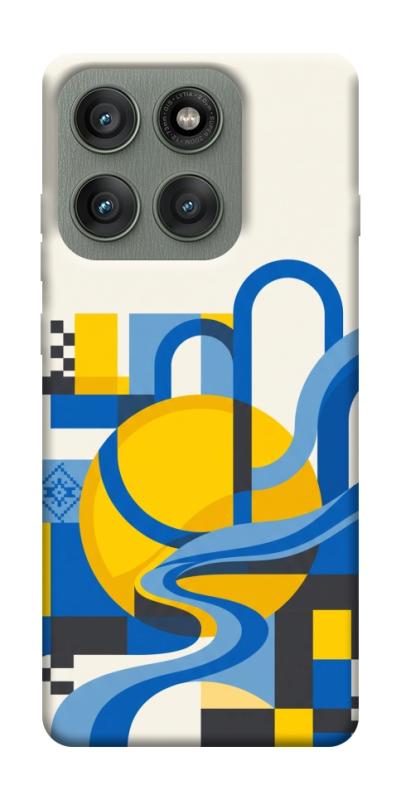 Чохол itsPrint Abstract mood для Motorola Edge 60 Pro, love ukraine, купити оптом з доставкою