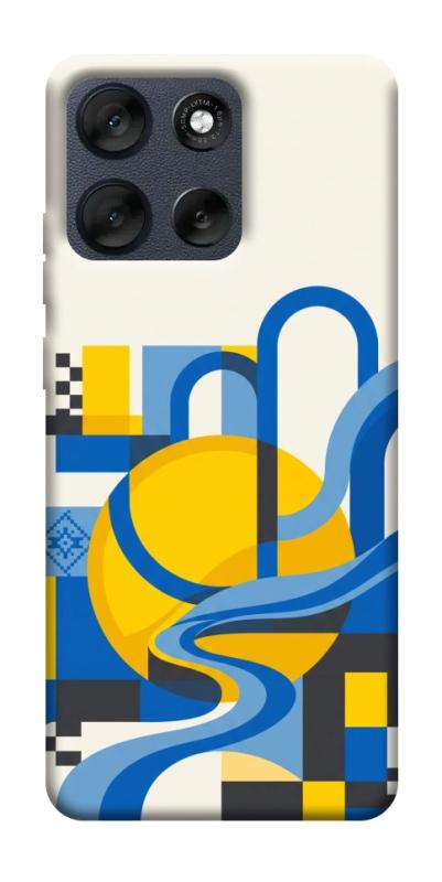 Чохол itsPrint Abstract mood для Motorola Moto G56 5G, love ukraine, купити оптом з доставкою