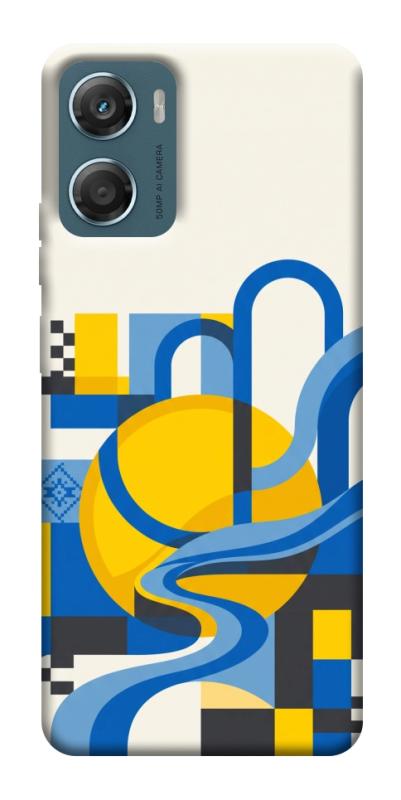 Чохол itsPrint Abstract mood для Motorola Moto G06, love ukraine, купити оптом з доставкою
