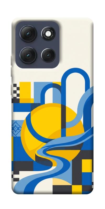 Чохол itsPrint Abstract mood для Motorola Moto G86 Power, love ukraine, купити оптом з доставкою