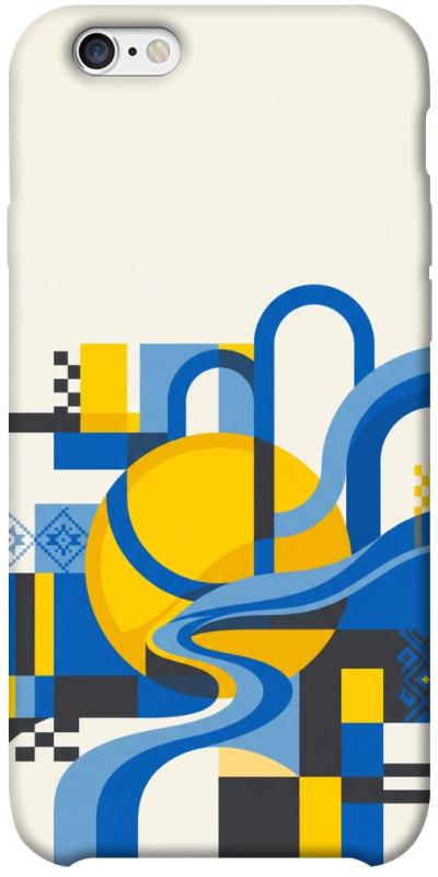 Чохол itsPrint Abstract mood для Apple iPhone 6/6s plus (5.5"), love ukraine, купити оптом з доставкою