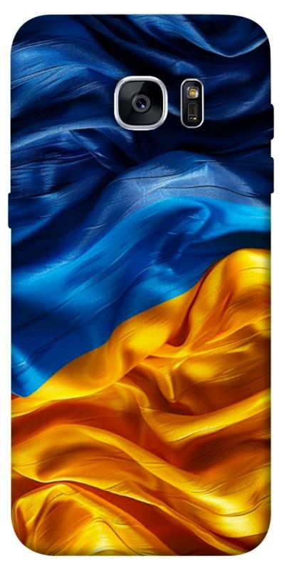 Чохол itsPrint Flag material для Samsung G935F Galaxy S7 Edge, love ukraine, купити оптом з доставкою