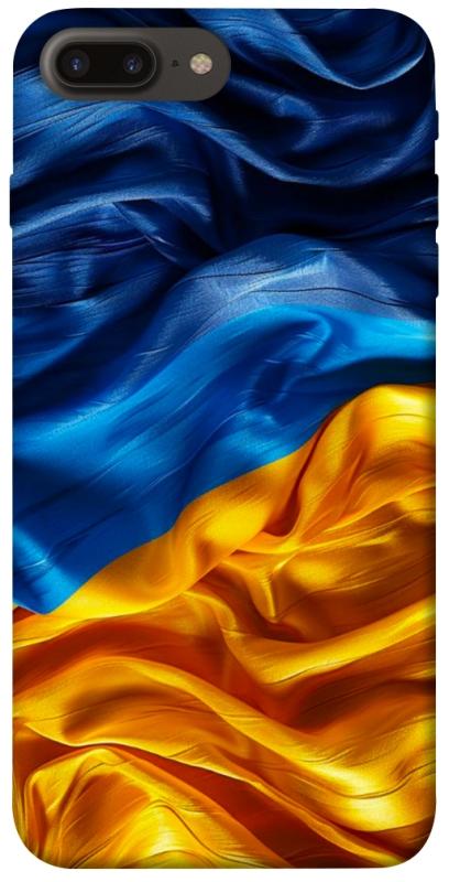 Чохол itsPrint Flag material для Apple iPhone 7 plus / 8 plus (5.5"), love ukraine, купити оптом з доставкою