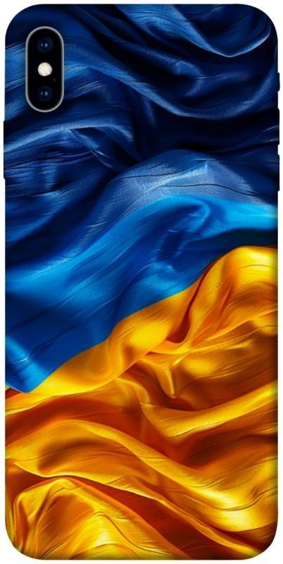 Чохол itsPrint Flag material для Apple iPhone X (5.8"), love ukraine, купити оптом з доставкою