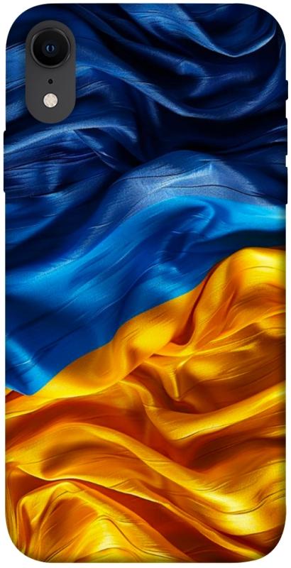 Чохол itsPrint Flag material для Apple iPhone XR (6.1"), love ukraine, купити оптом з доставкою