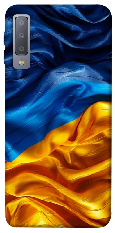 Чохол itsPrint Flag material для Samsung A750 Galaxy A7 (2018), love ukraine, купити оптом з доставкою