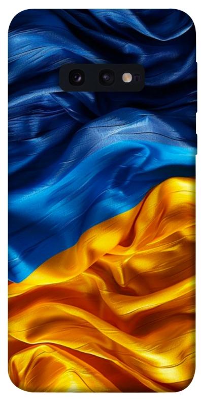 Чохол itsPrint Flag material для Samsung Galaxy S10e, love ukraine, купити оптом з доставкою