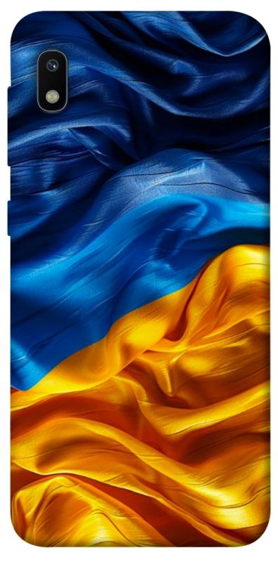 Чохол itsPrint Flag material для Samsung Galaxy A10 (A105F), love ukraine, купити оптом з доставкою