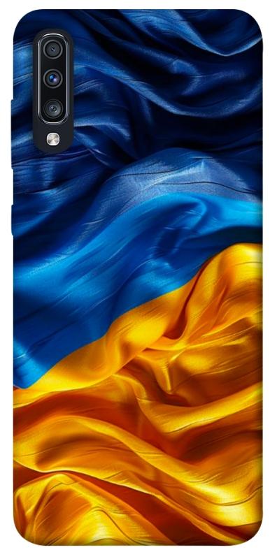 Чохол itsPrint Flag material для Samsung Galaxy A70 (A705F), love ukraine, купити оптом з доставкою