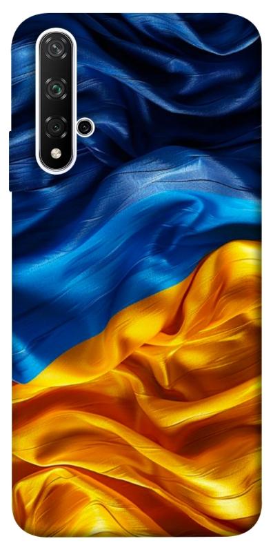 Чохол itsPrint Flag material для Huawei Honor 20 / Nova 5T, love ukraine, купити оптом з доставкою
