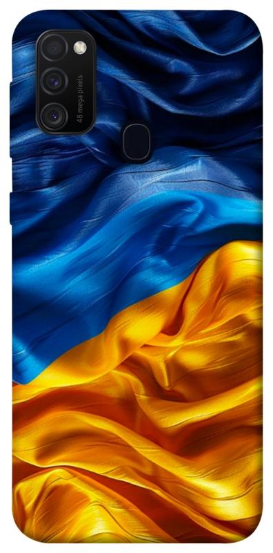 Чохол itsPrint Flag material для Samsung Galaxy M30s / M21, love ukraine, купити оптом з доставкою