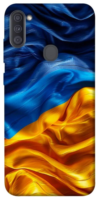 Чохол itsPrint Flag material для Samsung Galaxy A11, love ukraine, купити оптом з доставкою