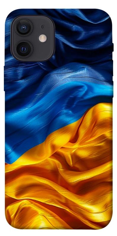 Чохол itsPrint Flag material для Apple iPhone 12 Pro (6.1"), love ukraine, купити оптом з доставкою