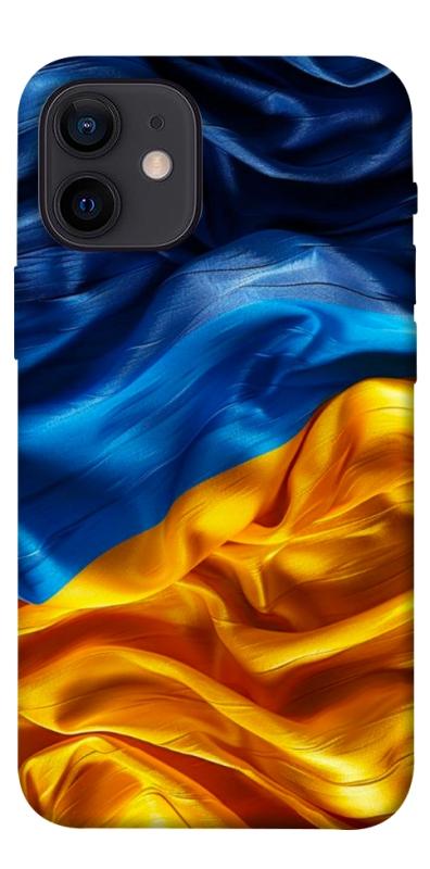 Чохол itsPrint Flag material для Apple iPhone 12 mini (5.4"), love ukraine, купити оптом з доставкою