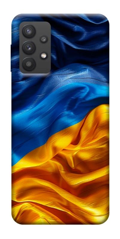 Чохол itsPrint Flag material для Samsung Galaxy A32 (A326B) 5G, love ukraine, купити оптом з доставкою
