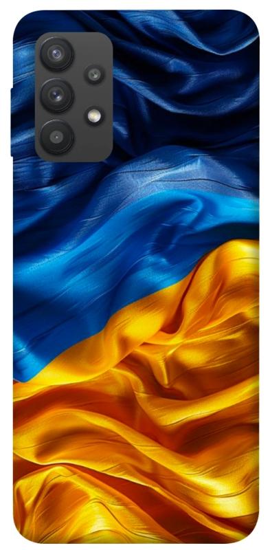 Чохол itsPrint Flag material для Samsung Galaxy A32 (A325F) 4G, love ukraine, купити оптом з доставкою