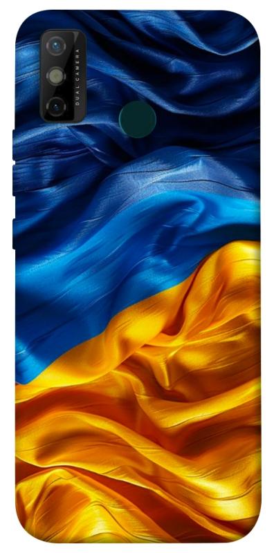 Чохол itsPrint Flag material для TECNO Spark 6 Go, love ukraine, купити оптом з доставкою