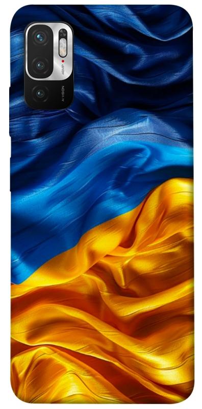 Чохол itsPrint Flag material для Xiaomi Redmi Note 10 5G, love ukraine, купити оптом з доставкою
