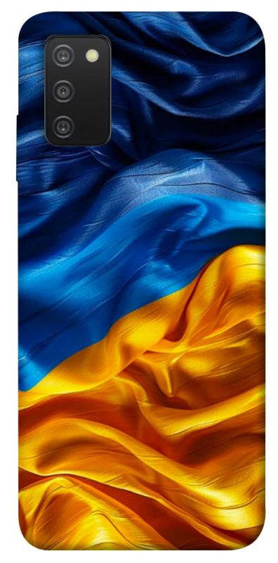 Чохол itsPrint Flag material для Samsung Galaxy A03s, love ukraine, купити оптом з доставкою