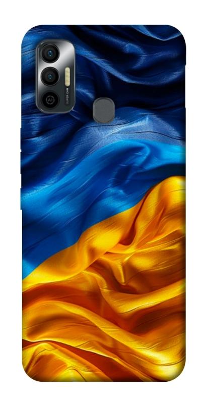 Чохол itsPrint Flag material для TECNO Spark 7, love ukraine, купити оптом з доставкою