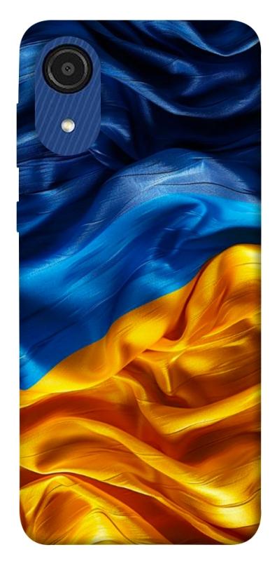 Чохол itsPrint Flag material для Samsung Galaxy A03 Core, love ukraine, купити оптом з доставкою