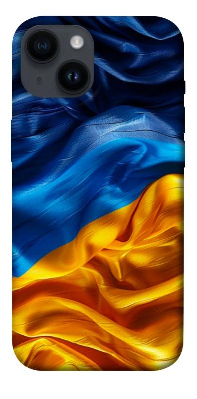 Чохол itsPrint Flag material для Apple iPhone 14 (6.1"), love ukraine, купити оптом з доставкою