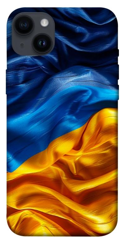 Чохол itsPrint Flag material для Apple iPhone 14 Plus (6.7"), love ukraine, купити оптом з доставкою