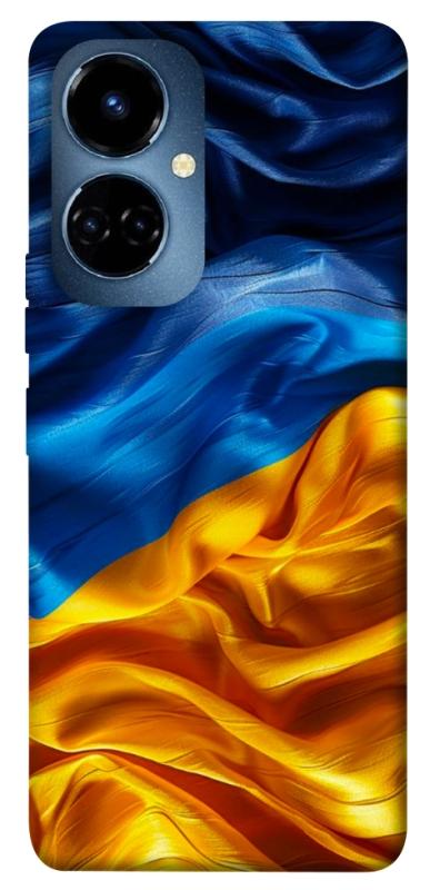 Чохол itsPrint Flag material для TECNO Camon 19 (CI6n) / 19 Pro (CI8n), love ukraine, купити оптом з доставкою