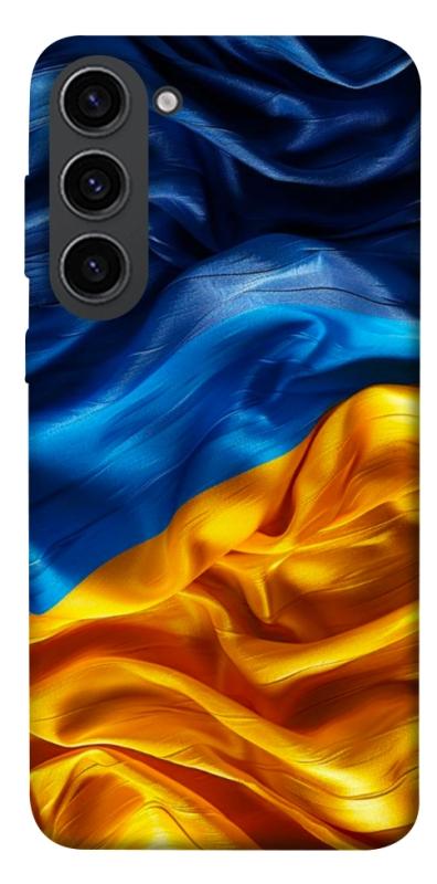 Чохол itsPrint Flag material для Samsung Galaxy S23, love ukraine, купити оптом з доставкою